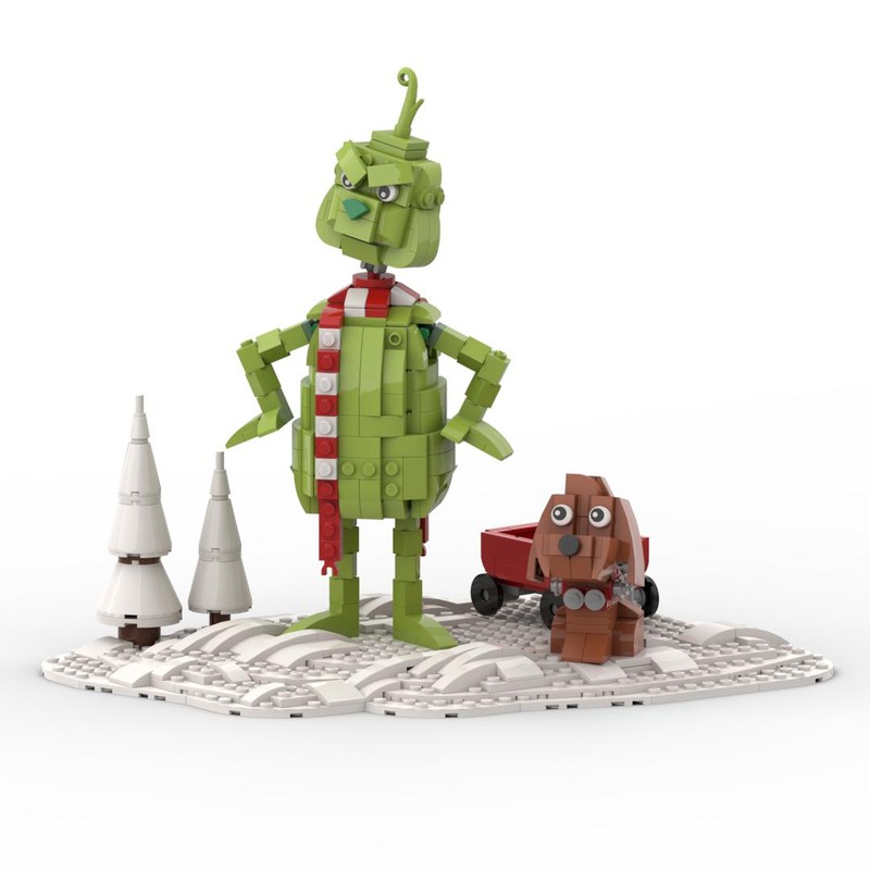 Lego Grinch and Max