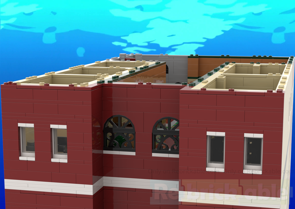 Lego Iwatodai Dorm Modular Part 3 (Second floor) - Persona 3 Reload