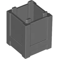 Container Box 2 x 2 x 2 - Top Opening / Dark Bluish Gray