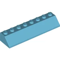 Brick Sloped 45° 2 x 8 / Medium Azure