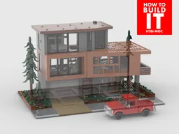 Modular Display for set 21354 - Twilight The Cullen House