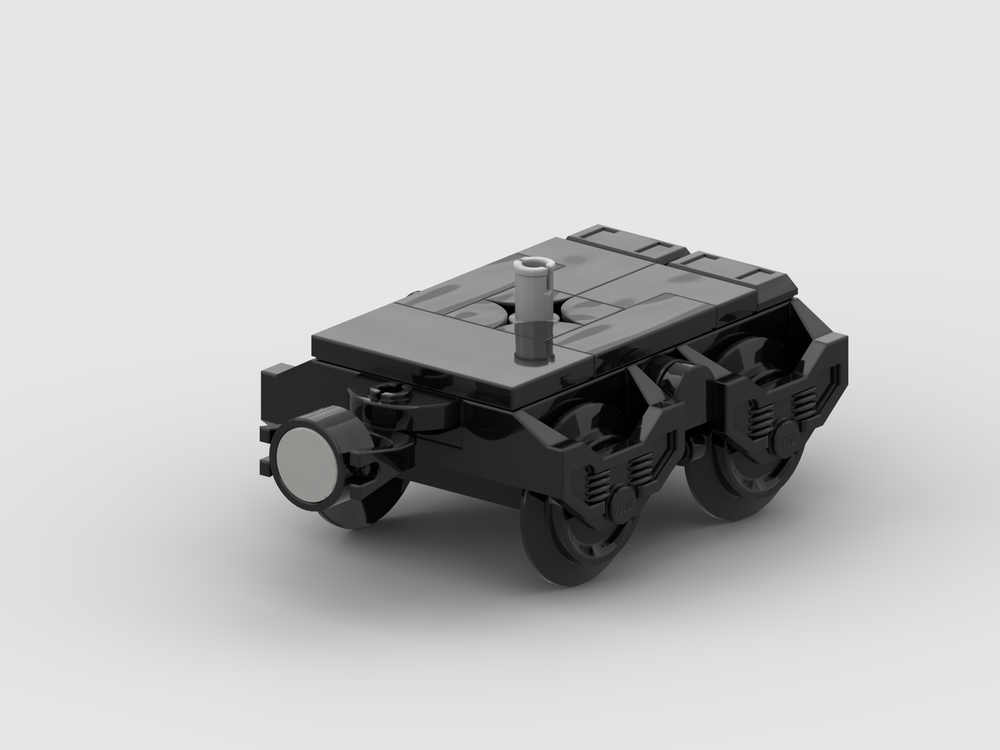 Lego Bogie for US freight rail cars (Short version)