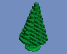 Upscale large Pine Tree