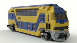 Dutch NS Double dekker end Carriage DDZ train