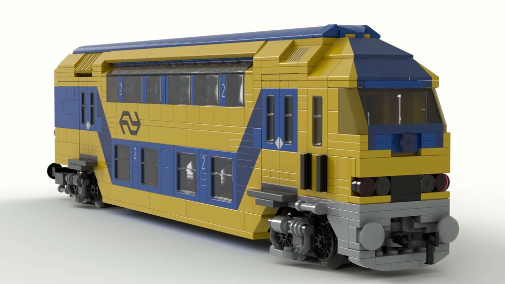 Lego Dutch NS Double dekker end Carriage DDZ train