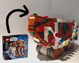 (40806-1 Alternate) Gingerbread Sand Crawler