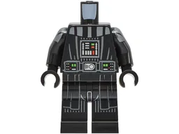 Body SMART Minifigure, Torso with Black Hips and Legs with SW Darth Vader Armor, Belt and Robe Pattern / Black Arms with Armor Pattern / Black Hands