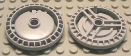 Technic Disc 5 x 5 Notched with Pin [Plain]
