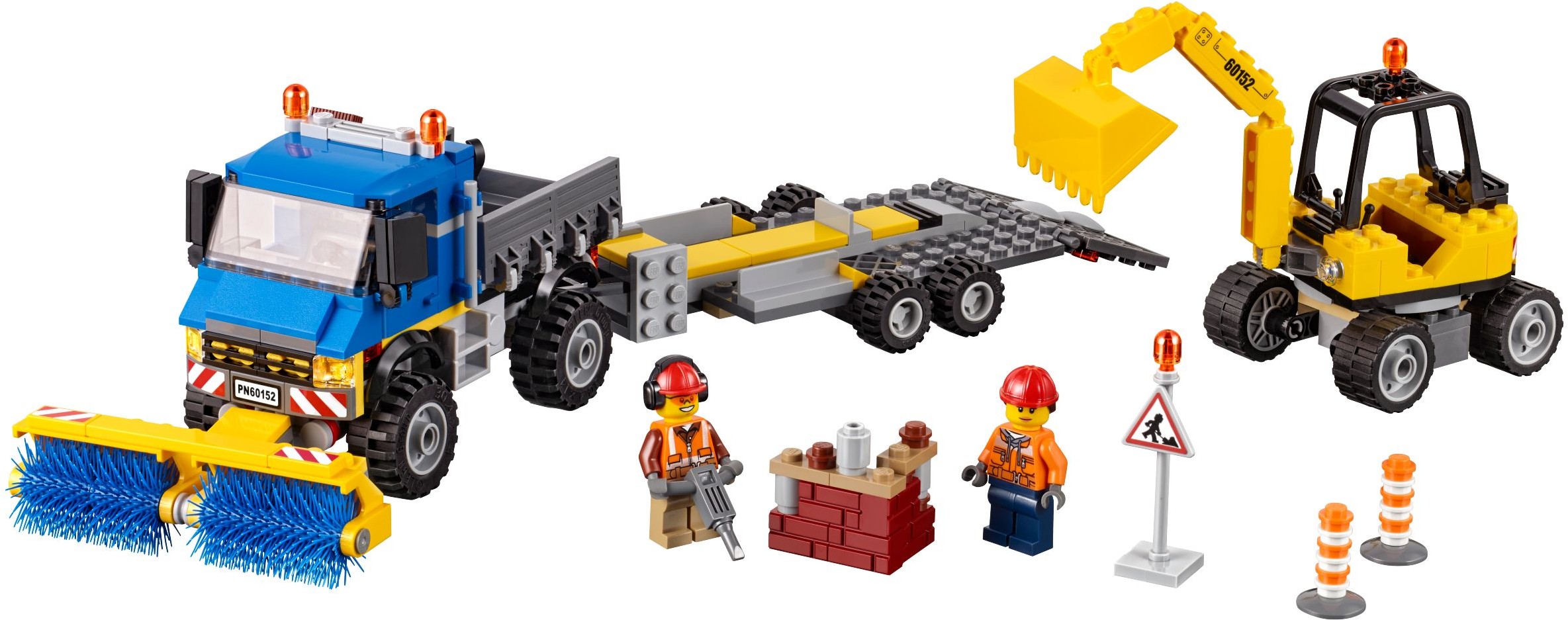 Lego Sweeper & Excavator