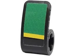 Technic, Panel Curved 2 x 1 x 1 with Green Panel and Yellow Sloping Stripe Pattern Model Right Side (Sticker) - Set 42240