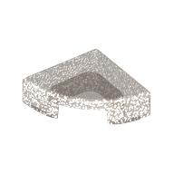 Lego Tile Round 1 x 1 Quarter / Opal Trans-Brown
