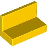 Panel 1 x 2 x 1 [Square Corners] / Yellow
