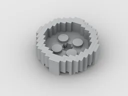 UpScale-68325-Brick Round 4x4
