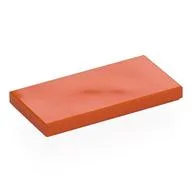 Tile 2 x 4 with Groove / Reddish Orange
