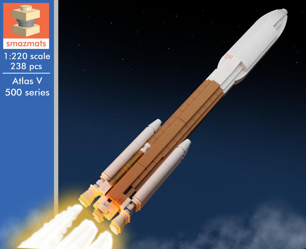 Lego Atlas V 500 series [1:220 scale]