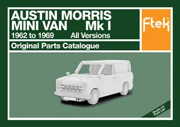 Austin Morris Mini Van Mk I - '62 to '69 - Original Parts Catalogue