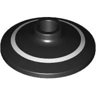 Dish 2 x 2 Inverted [Radar] with White Circle Print