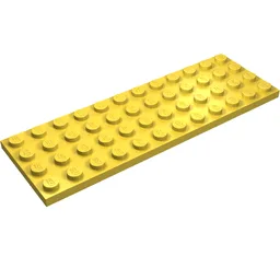 Plate 4 x 12 / Yellow