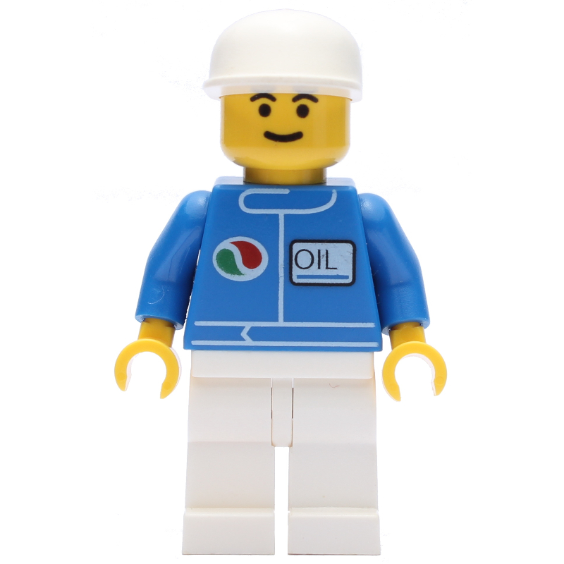 Lego Man - Blue Octan Torso, White Legs