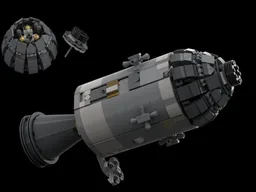 NASA Apollo 11 CSM - improved command module