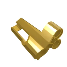 Technic Panel Fairing # 5 Small Short, Large Hole, Side A / Metallic Gold