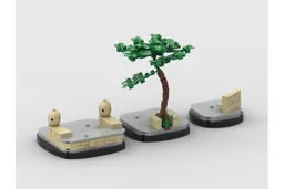 Minifig round display THEED