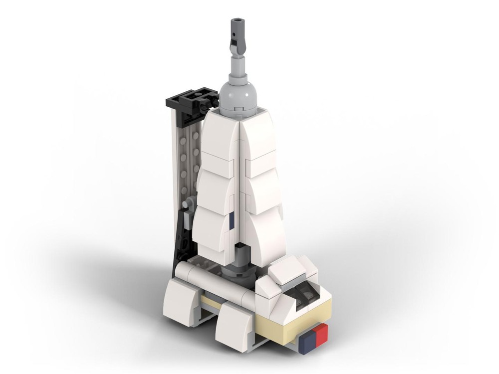 Lego 31134 Rocket with crawler launchpad