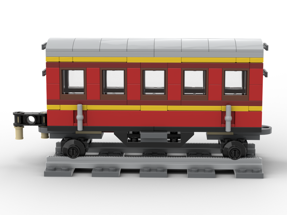 Lego 76423-1 4-Wide Hogwarts Express Passenger Car without Harry Potter parts