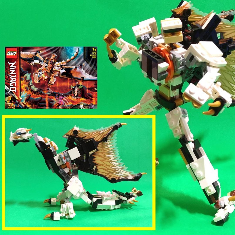Lego Transformer Dragon from LEGO Ninjago 71718: Wu's Battle Dragon