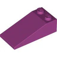 Brick Sloped 18° 4 x 2 / Magenta