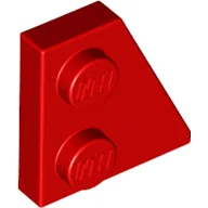 Wedge Plate 2 x 2 Right / Red