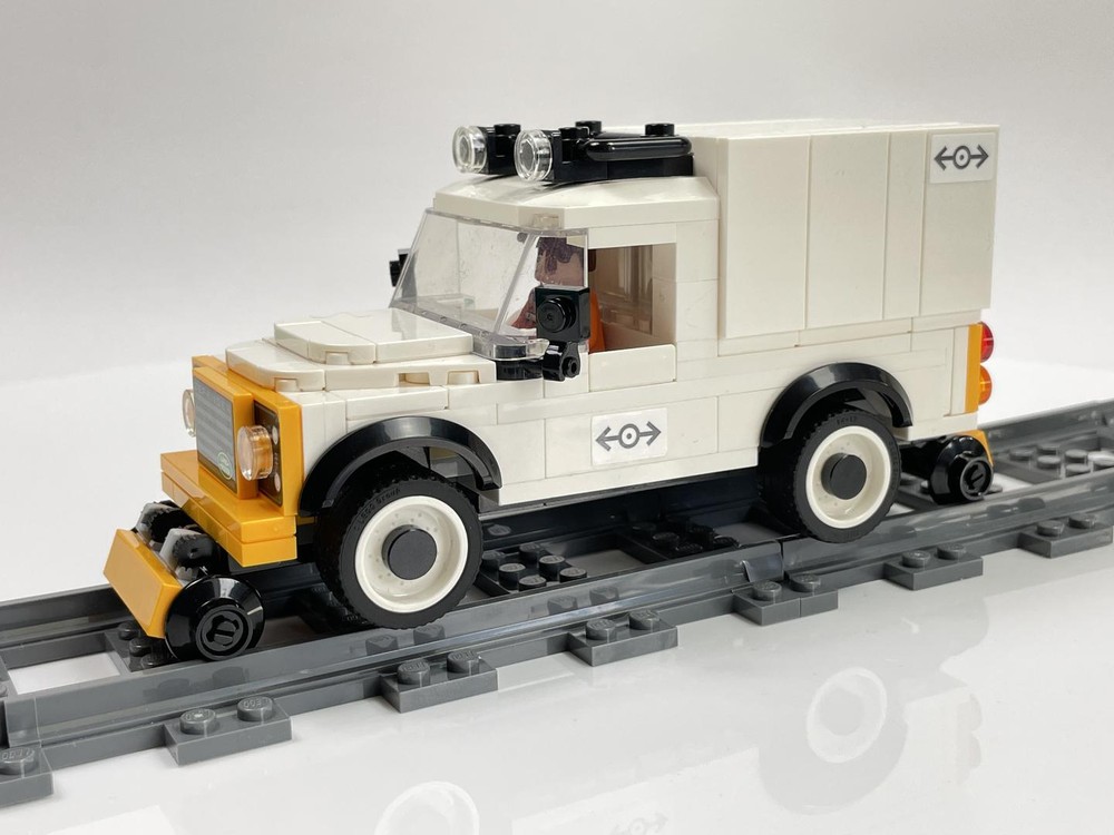 Lego Land Rover Defender road–rail vehicle