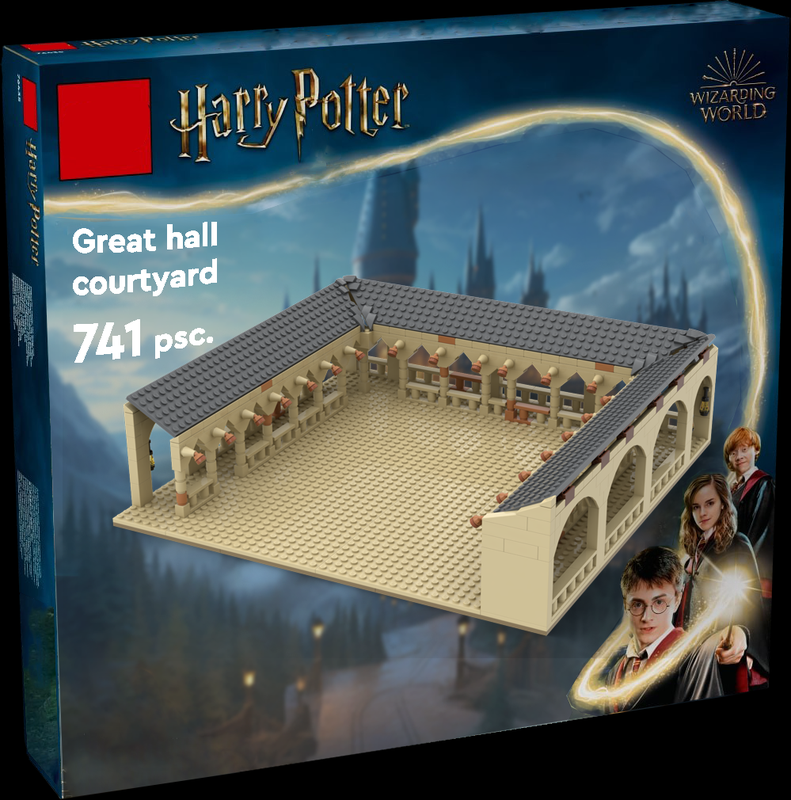 Lego Great hall courtyard
