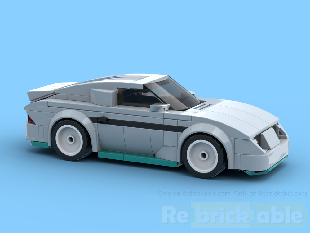 Lego Penelope, light bluish grey version.