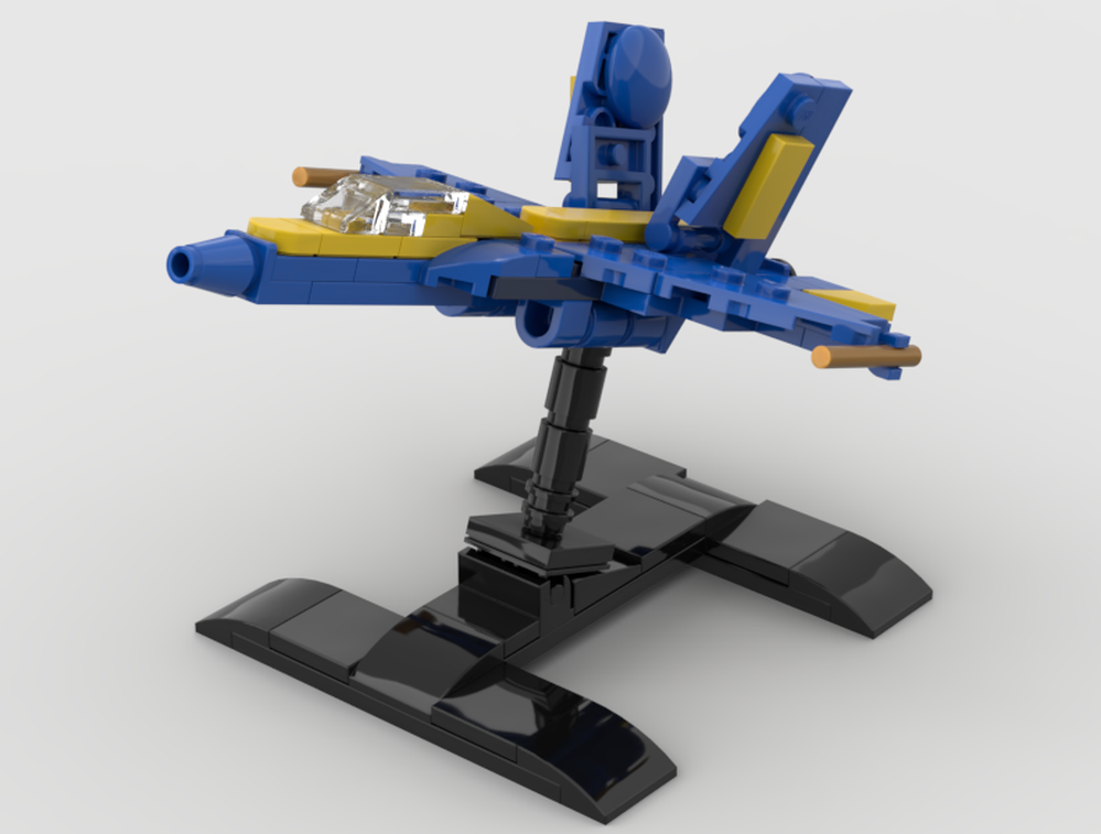 Lego Blue Angels F/A-18 (1/125 scale)