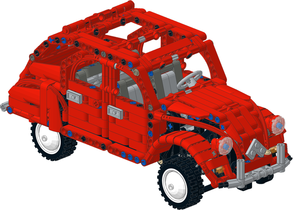 Lego Citroen 2CV Red