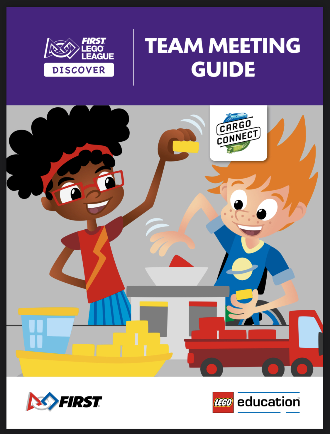 Lego CARGO CONNECT Team Meeting Guide (FLL Discover)