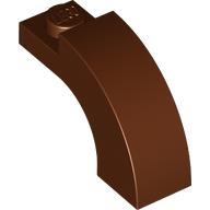 Lego Brick Arch 1 x 3 x 1 2/3 Curved Top / Reddish Brown