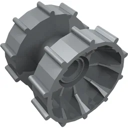 Technic Tread Hub / Pearl Light Gray