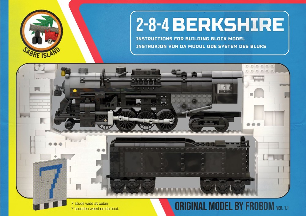 Lego 2-8-4 Berkshire Instructions