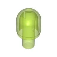 Light Cover 1 x 1 Round with Internal Bar / Bionicle Barraki Eye / Trans-Bright Green