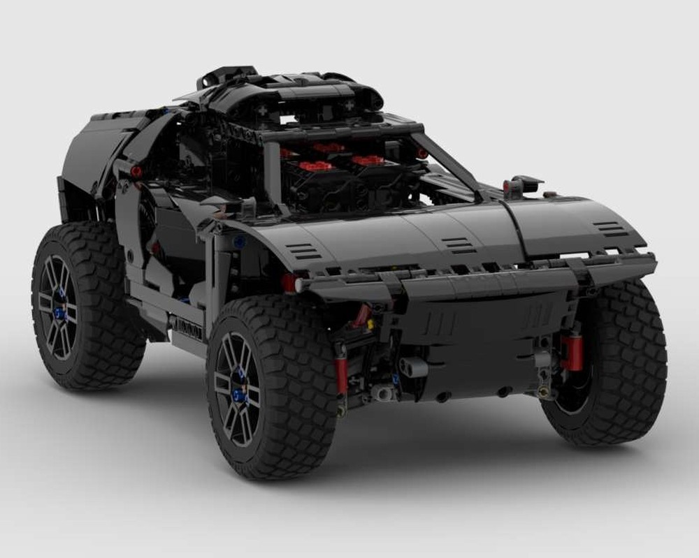 Lego Technic 42160 RC full buwizz mode with 2 speed gearbox (slower version)