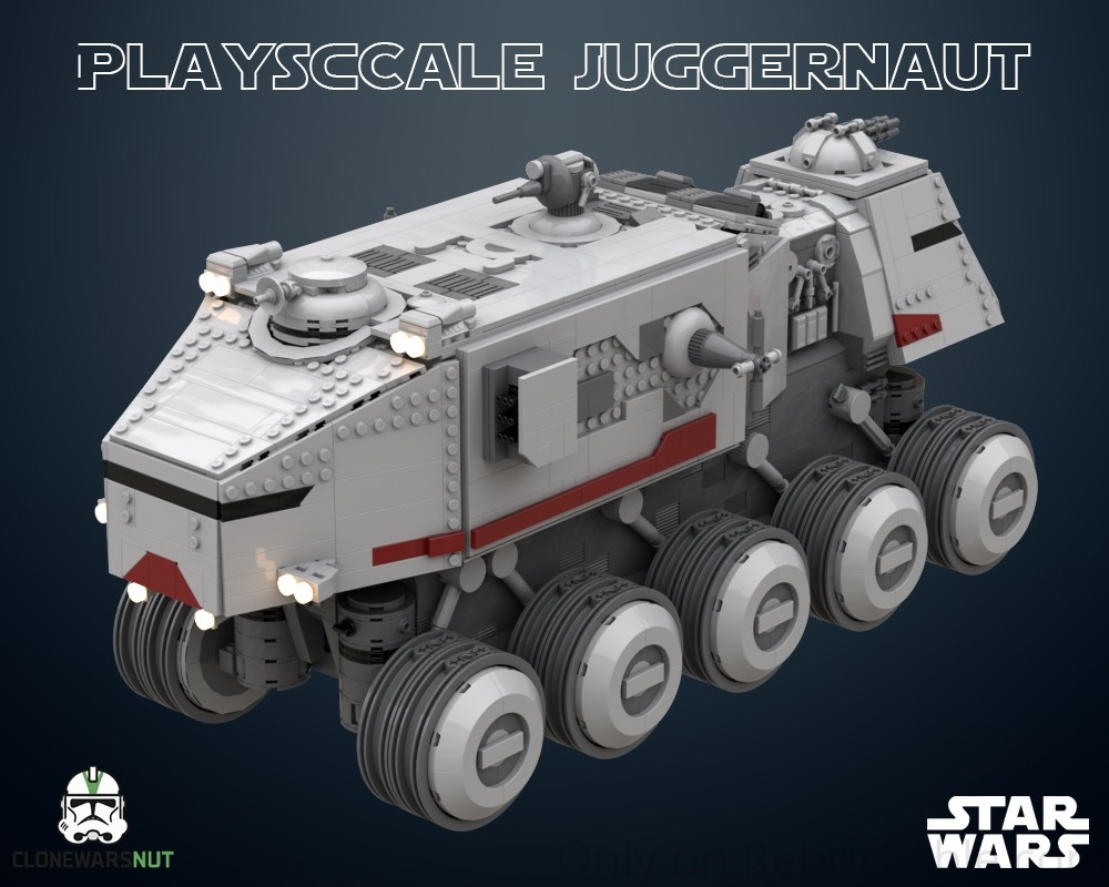 Lego Republic Juggernaut - Playscale