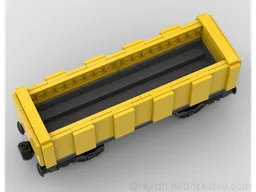 Cargo Train Open Wagon (6-wide)
