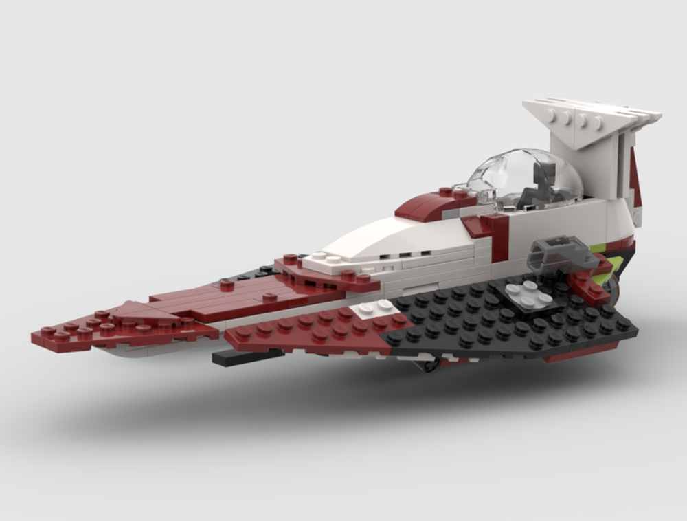 Lego Dark obi-wan destroyer starfighter