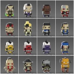 Mortal Kombat 3 Brickheadz Collection