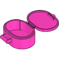 Belville / Scala, Bag / Case, Oval / Dark Pink