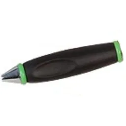 Pen Body, with Chrome Tip, Bright Green Ends / Black