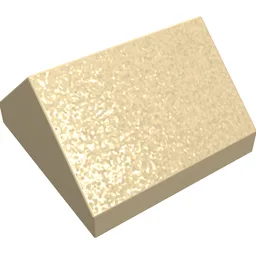 Brick Sloped 45° 2 x 2 Double / Tan