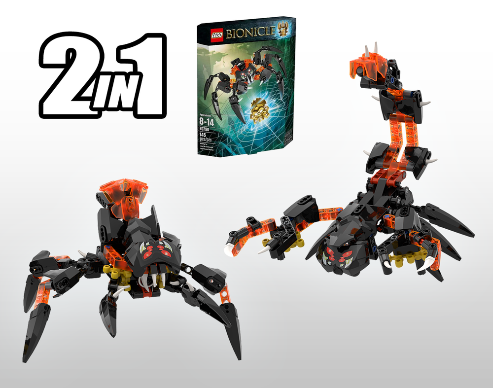 Lego 70790 Lord of Skull Spiders Alternative builds | 2 in 1